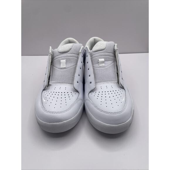 Size 10.5 - Nike Force 58 Premium SB Triple White Skateboarding Shoe DH7505-100 - Picture 3 of 10